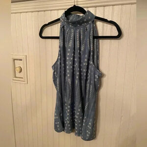 NWT Calvin Klein Suiting Halter Sleeveless Blouse